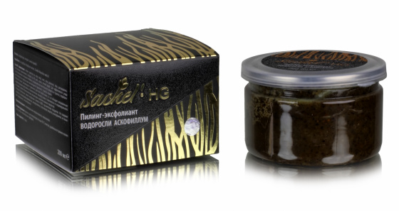 Пилинг для лица и тела с водорослями аскофиллум, 200мл / эффект лифтинга