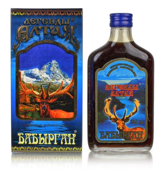 Пантовый фитобальзам Легенды Алтая "Бабырган" 250мл. Повышает работоспособность, жизненный тонус и энергетические резервы организма