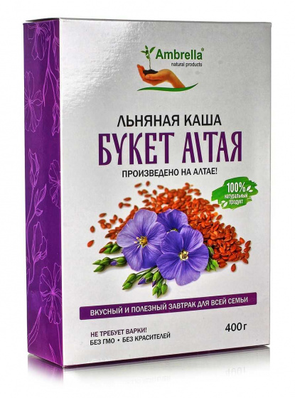 Каша льняная "Букет Алтая". 400г