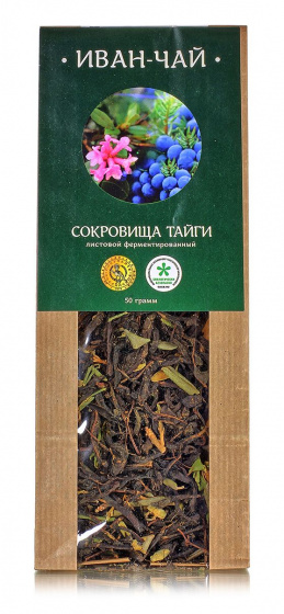 Иван-чай, крупно-листовой СОКРОВИЩА ТАЙГИ, 50гр