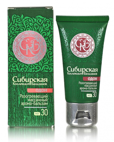 Одон. Звезда. Разогревающий арома-бальзам 30мл. При насморке, ОРВИ, бронхите, снимает отек слизистых