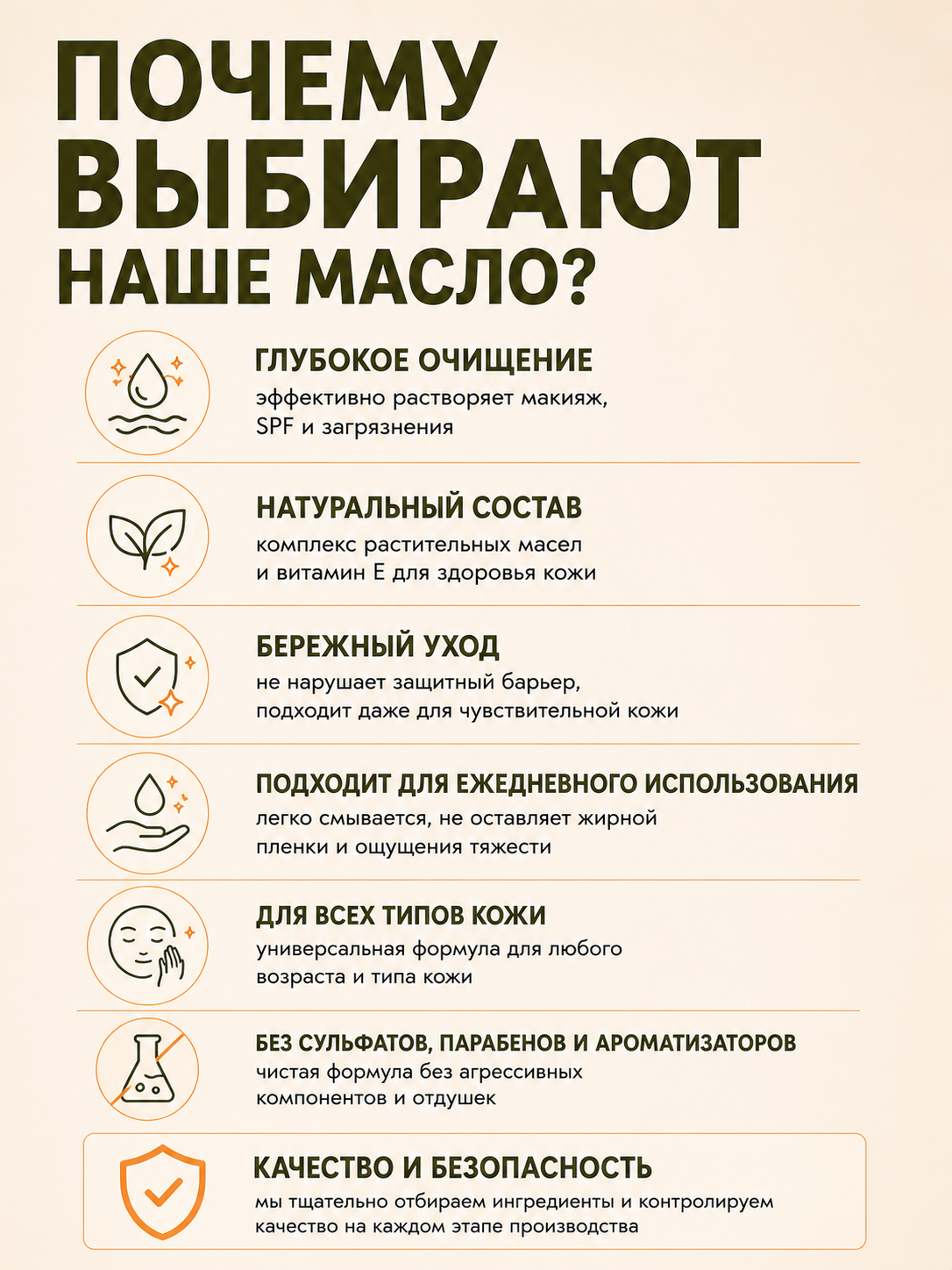 Гидрофильное масло, 110 мл для очищения кожи лица всех типов