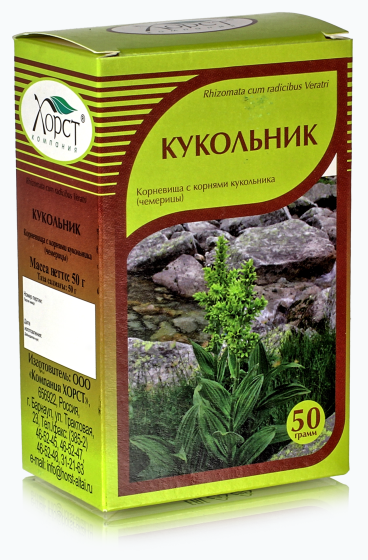 Кукольник (чемерица), корневища с корнями 50 гр.