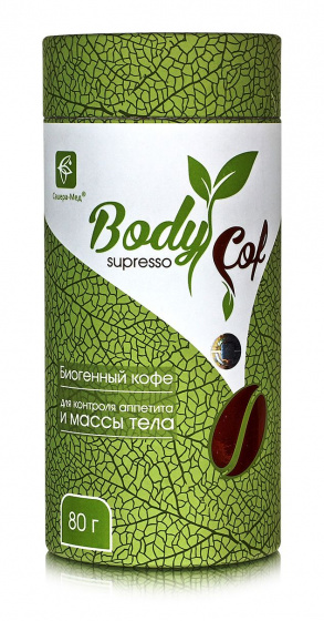 BodyCof supresso. Кофе для похудения (УТРО) 80гр.