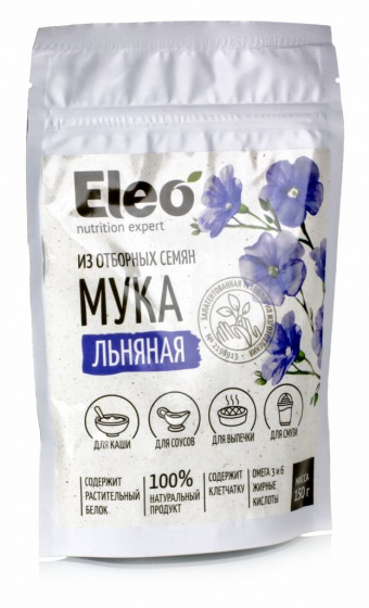 Мука льняная 150гр. Eleo