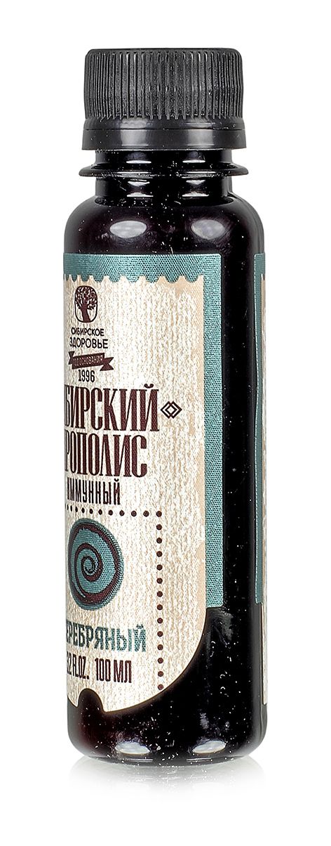 Сибирский прополис "Серебряный" 100мл. Противовоспалительный, противопростудный