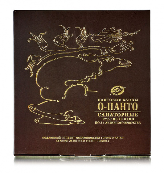 Пантовые ванны "О-Панто" санаторные. 10*2 г Пантопроект