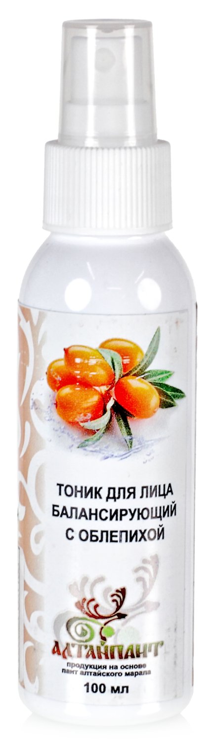 Пантовый тоник для лица с облепихой 100 мл