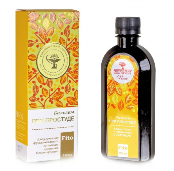 Бальзам при простуде Алфит Плюс, 250 мл