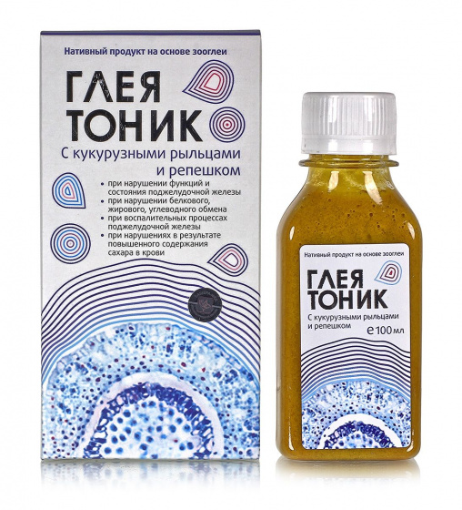 Желчегонный Глеятоник с кукурузными рыльцами для поджелудочной железы