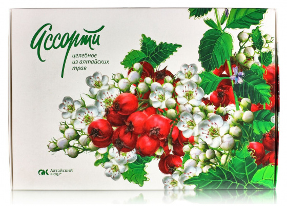 Подарочный набор "Целебное ассорти из алтайских трав". 8 разных фитосборов