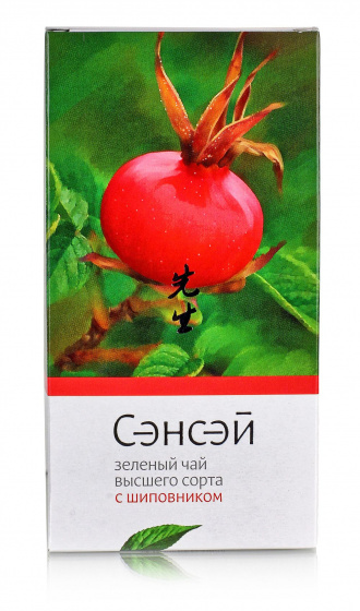 Зеленый чай с шиповником 100гр. (россыпью)