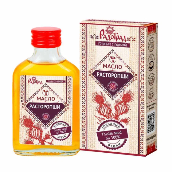 Масло расторопши, 100 мл. Радоград
