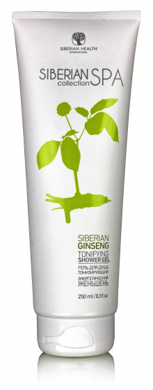 Siberian SPA Collection. Гель для душа тонизирующий. Энергетический женьшень 250мл.