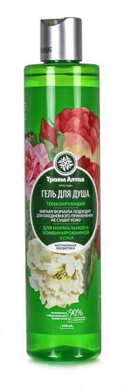 Гель для душа "Тонизирующий" 350мл. Травы Алтая