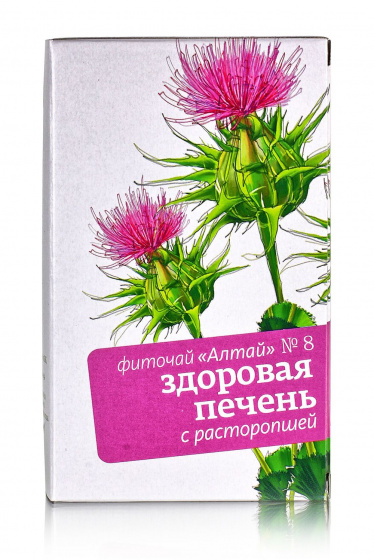 Фиточай Алтай № 08 "Здоровая печень с расторопшей". 30 ф/п