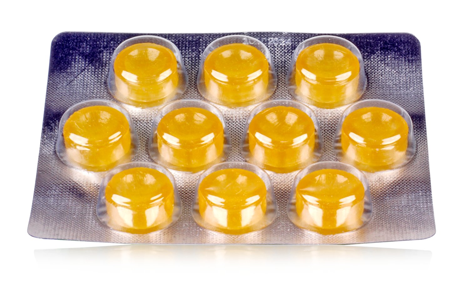 Леденцы без сахара с живицей кедра, прополисом, лимоном и мёдом, 10 шт по 3.2 гр