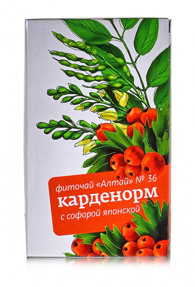 Фиточай № 36 "Карденорм с софорой японской" 30*2гр.
