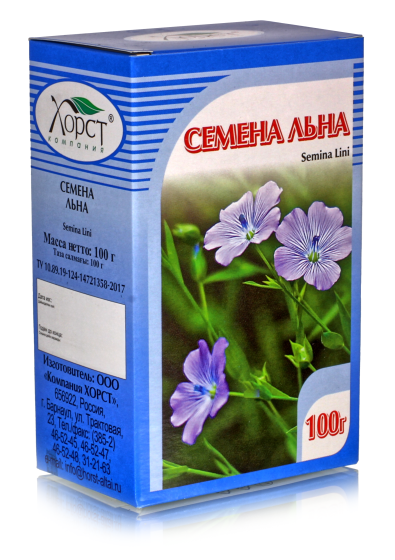 Лен, семена 100гр