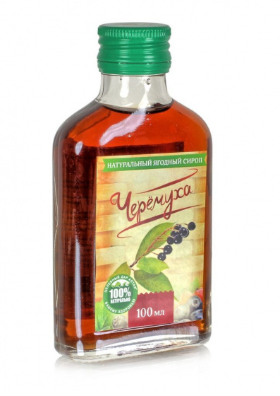 Черемуха сироп ягодный, 100мл.