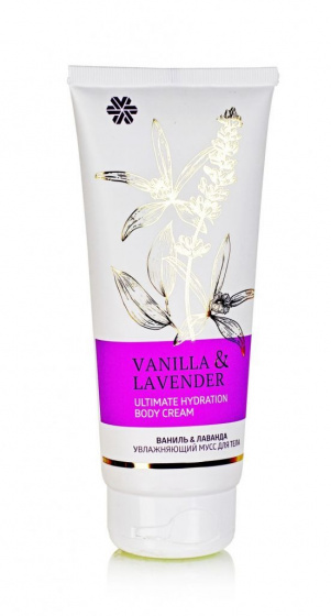 Мусс увлажняющий для тела Ваниль и Лаванда, 200мл. Лавандовое настроение!