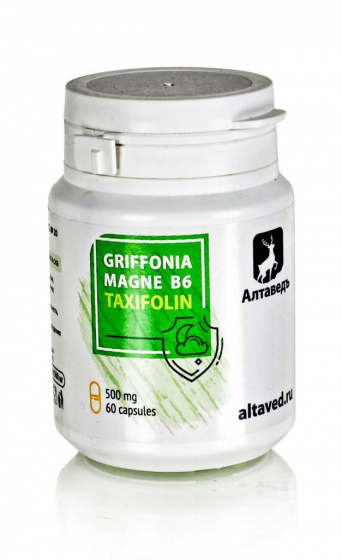 Витамины Гриффония 5 НТР и Магний B6, 60капc / успокаивающий / антистресс / триптофан