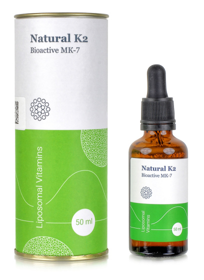 Липосомальный витамин K2, 120мкг витамины для сердца, костей, зубов, сосудов