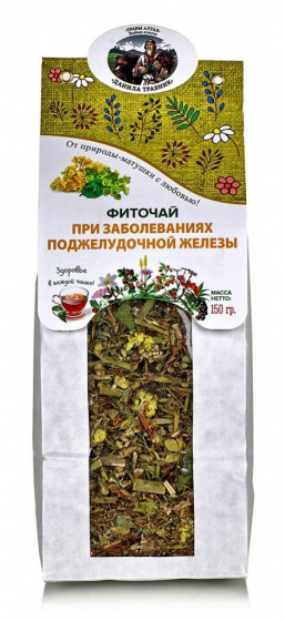 Сбор "При заболеваниях поджелудочной железы", 150 гр.