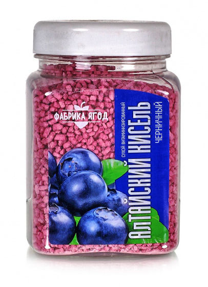 Алтайский кисель быстрого приготовления Черничный, 250 гр.