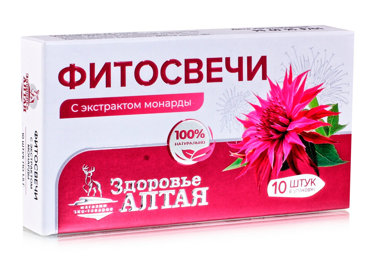 Фитосвечи с экстрактом монарды 10 шт.