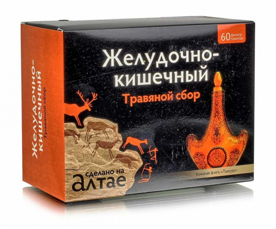 Травяной сбор "Желудочно-кишечный", №60*1,5г