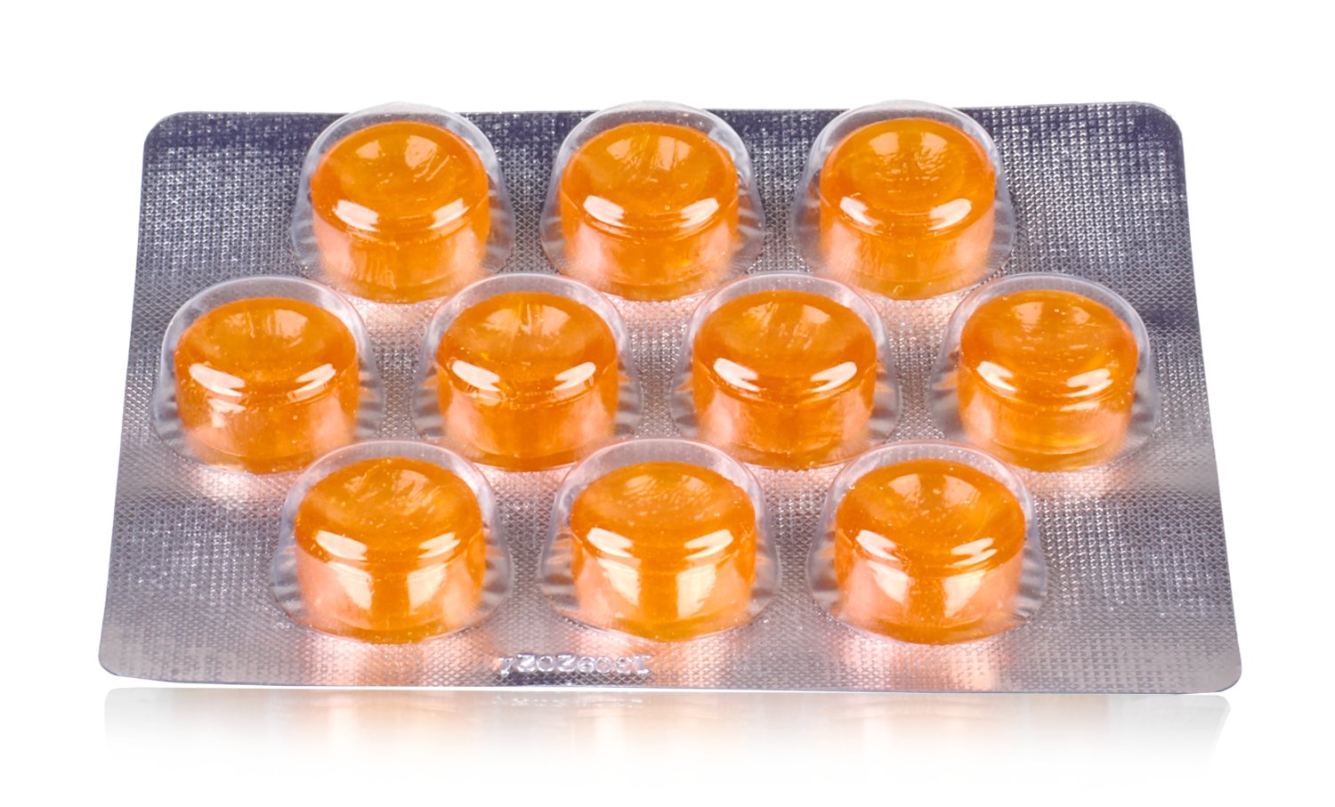 Леденцы с живицей кедра и прополисом. С облепихой и медом (без сахара) 10шт по 3.2гр. Радоград