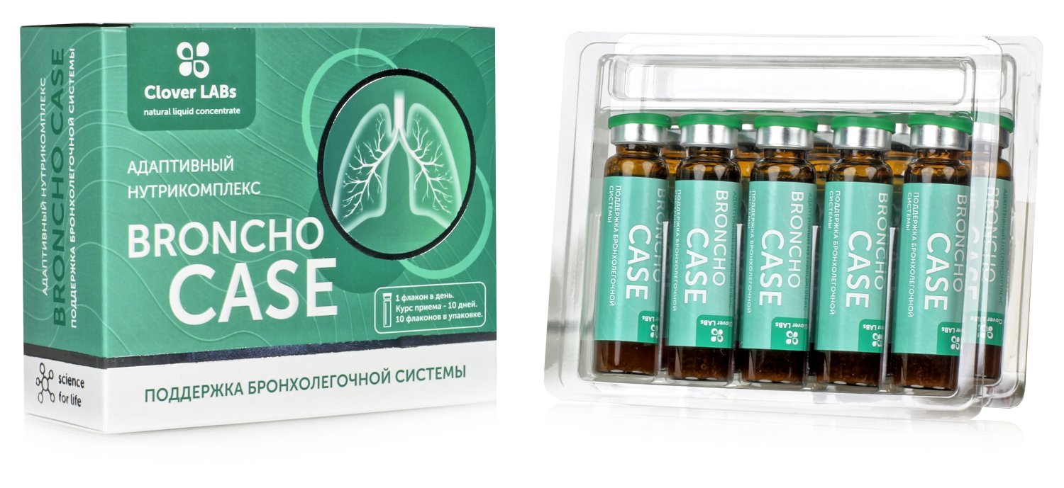 Адаптивный нутрикомплекс Поддержка бронхолегочной системы 10 флак по 10 мл