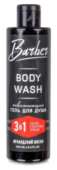Гель для душа Ирландский виски 3 в 1, 250 мл