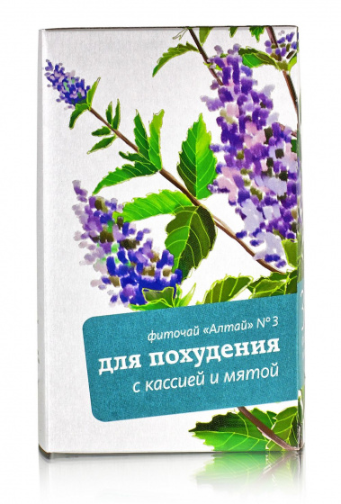 Фиточай Алтай № 03 "Для Похудения с кассией и мятой". 30 ф/п