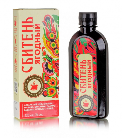 Сбитень ягодный 220мл.