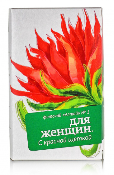 Фиточай Алтай № 01 "Для Женщин с красной щеткой". 30 ф/п