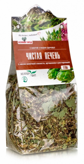 Чистая печень Травяной желчегонный сбор для печени очищение печени и поджелудочной 110 гр