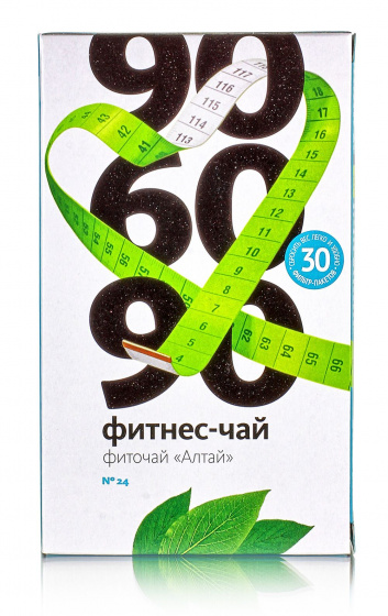 Фиточай Алтай № 24 "Фитнес-чай". 90/60/90. 30 ф/п Для снижения веса и поддержания стройной фигуры