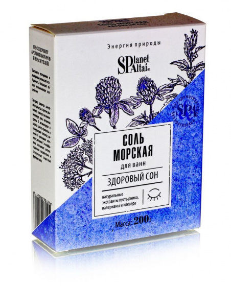Соль морская "Здоровый сон" 200гр.
