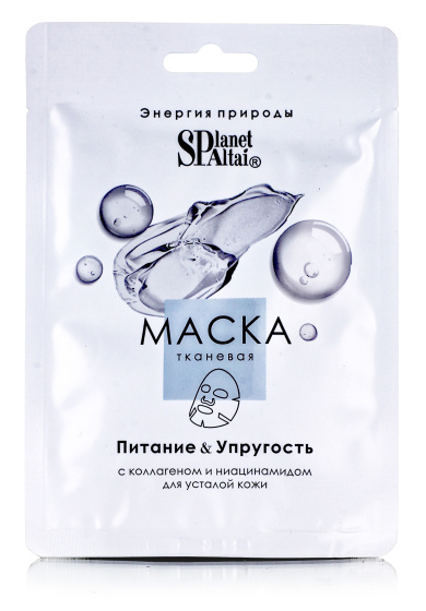 Планет СПА Тканевая маска для лица Питание и упругость Planet SPA, 24мл.