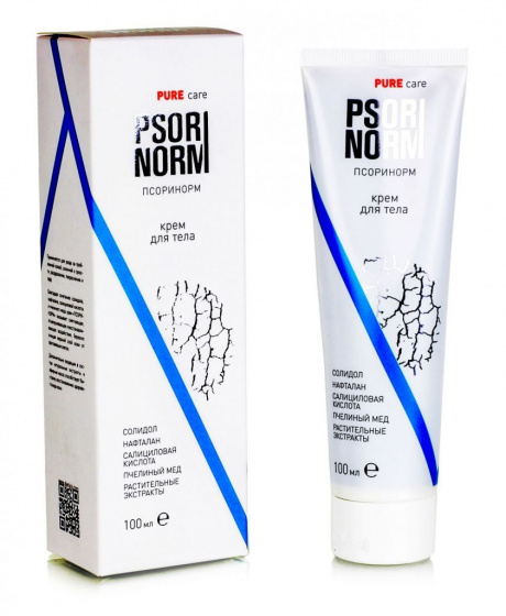 Крем при псориазе, экземе, сухости кожи Псоринорм, 100мл.