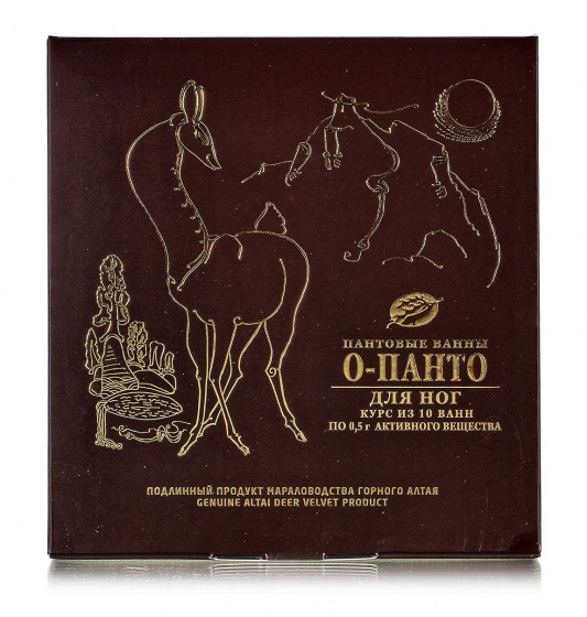 Пантовые ванны "О-Панто" для ног, 10 по 0,5 гр Пантопроект
