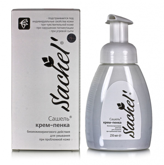 Сашель пенка для умывания для чувствительной кожи, 250 мл.