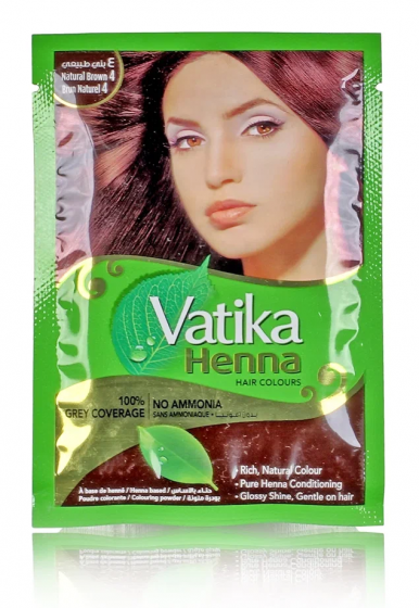 Хна для волос / VATIKA HENNA / коричневая / 10гр.