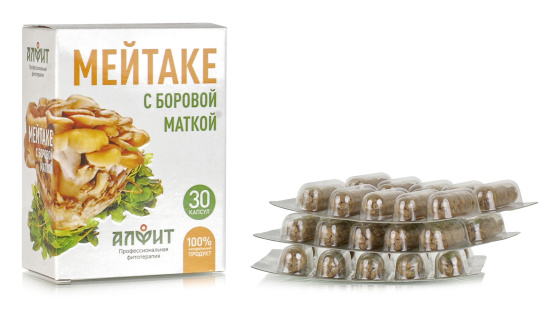 Мейтаке и боровая матка в капсулах 30 капс майтаки, мэйтаке для женского здоровья