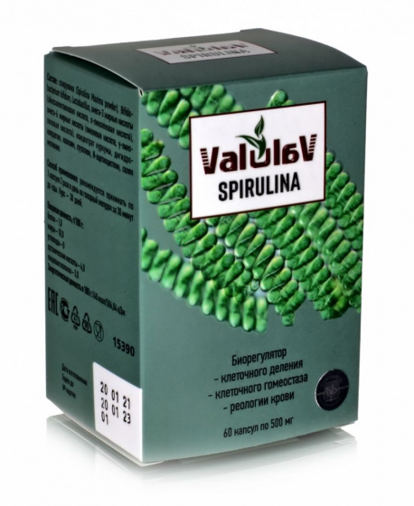 Валулав Спирулина, 60 капс