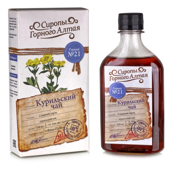Курильский чай Сироп Горный №21, 250мл
