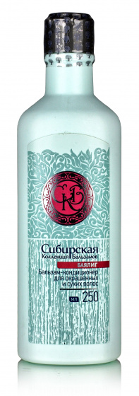 Баялиг.Роскошь. Бальзам-кондиционер для окрашенных и сухих волос 250мл. Зеленая серия без лаурилсульфатов