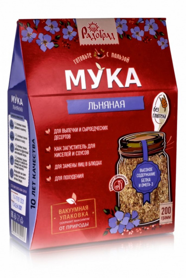 Льняная мука. Применение